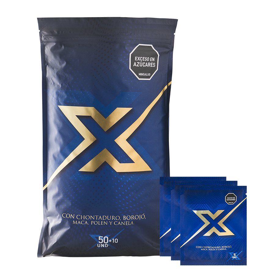 Energizante X Bolsa x 50 +10 Sobres de 5 Unidades